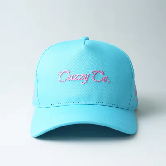 A-FRAME HATS BLUE/PINK