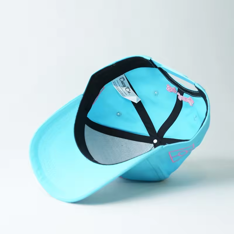 A-FRAME HATS BLUE/PINK